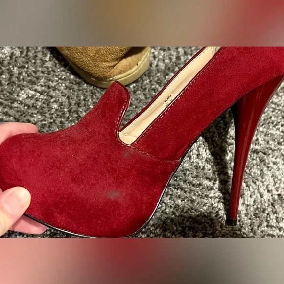 Shoe Dazzle Shoes Shoe Dazzle Womens Red High Heels Size